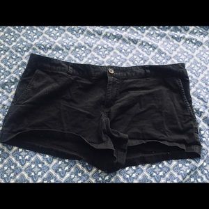 Black shorts